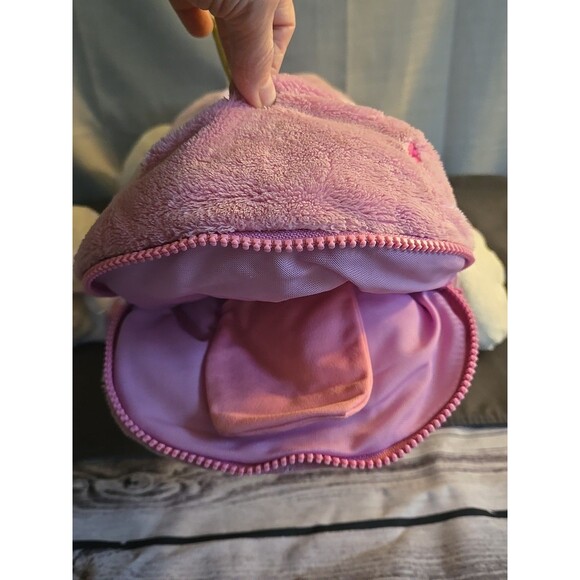 Stuffies Prancing Unicorn 24" Pink Plush Animal 6 Pockets Fun Sleepovers Girl - Picture 4 of 9